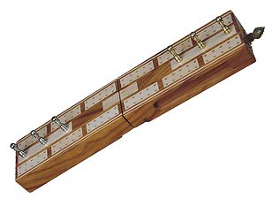 Majestic Travel Folding Cribbage Board in Golden Rosewood / Maple 10" - 2 Tracks