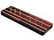 Upper  View of Cribbage Board with 6 Pegs