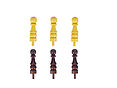 6 Wooden pegs for cribbage board