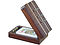 Rosewood Cribbage Boards with plzying cards