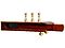 2 Tracks Artistic Cribbage Board Wooden - Side View