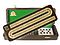 Continuous Cribbage Board / Box Inlaid in Rosewood / White Maple - 3 Tracks