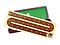 Continuous Cribbage Board / Box Inlaid in White Maple / Rosewood - 4 Tracks