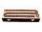 4 Tracks Handmade Continuous Cribbage Board in Rosewood - Front View