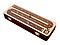 Continuous cribbage board 4 Tracks - Cribbage box in closing position