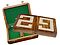 Wooden 29 Cribbage Board 2 Tracks Folding