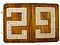 Folding 29 Cribbage Board 2 Tracks - Top view
