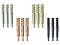 9 Metal & 3 Wooden Cribbage Pegs