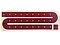 4 Tracks Continuous Wooden Cribbage Board inlaid in White Maple / Bloodwood