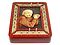 3 Track continuous cribbage board with Einstein 3D image inlaid