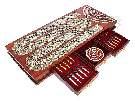 Jumbo Cribbage Board Size: 22