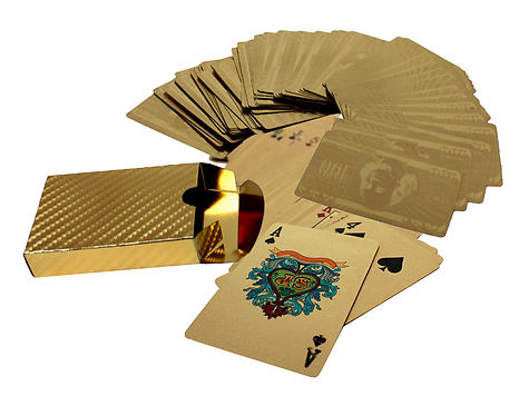 A Deck of 24K Gold Plated Playing Cards